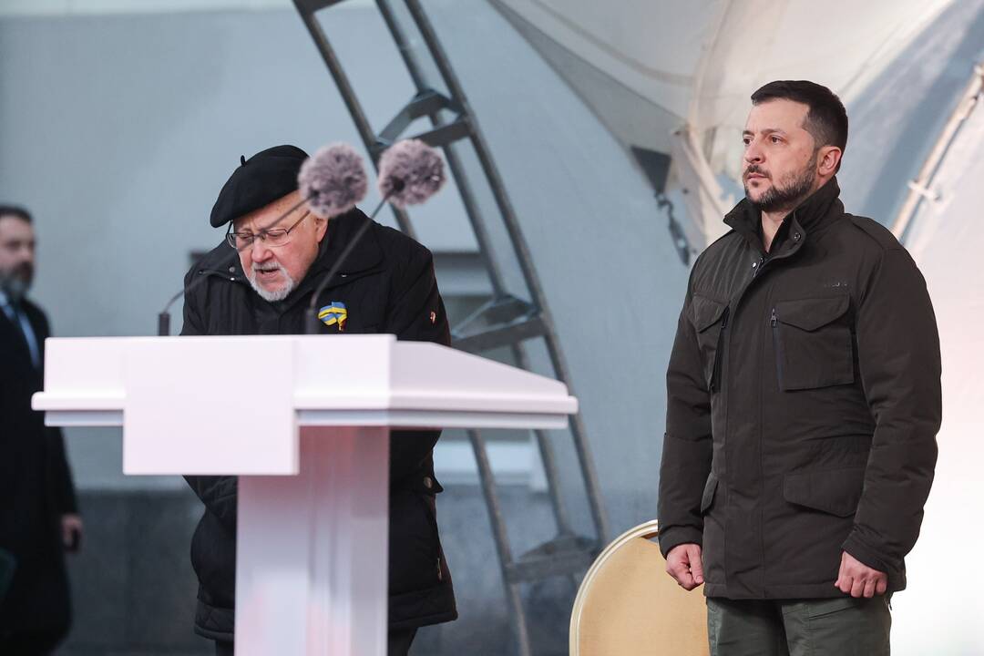 V. Zelenskis ir G. Nausėda kreipėsi  į Lietuvos žmones