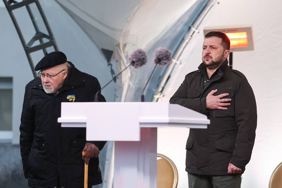 V. Zelenskis ir G. Nausėda kreipėsi  į Lietuvos žmones