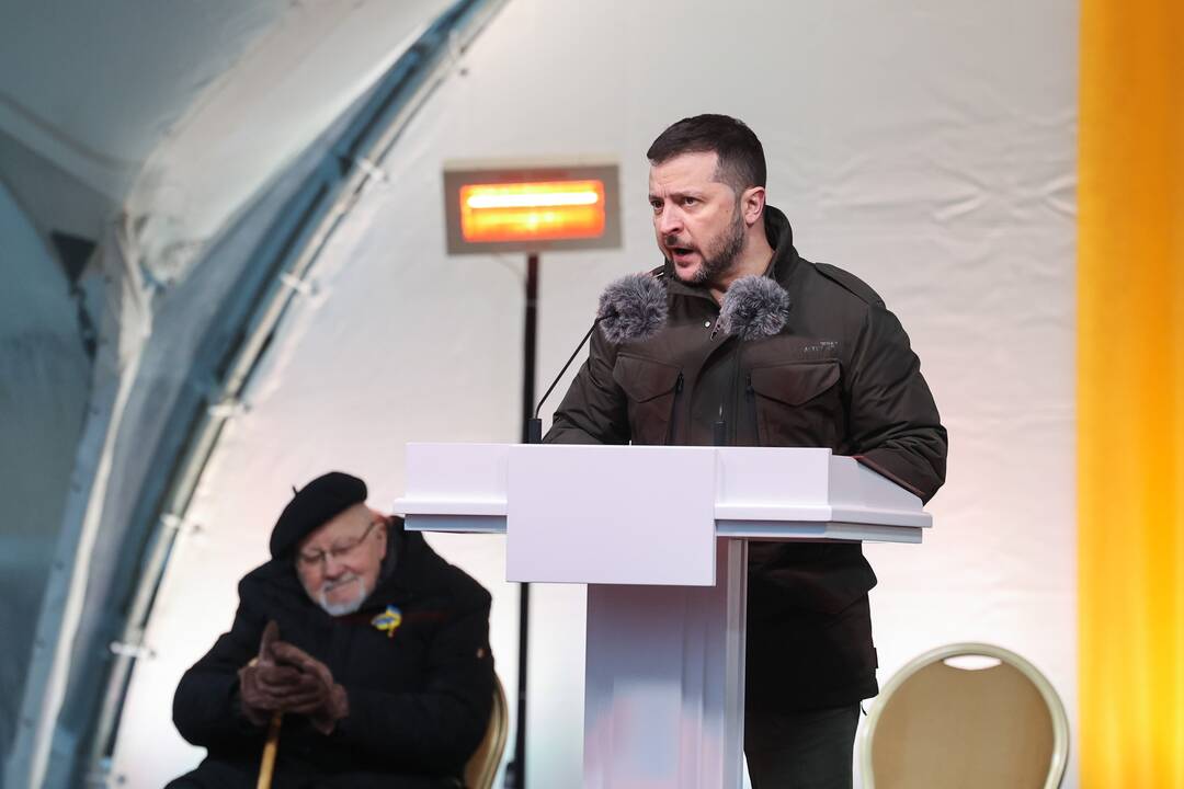 V. Zelenskis ir G. Nausėda kreipėsi  į Lietuvos žmones