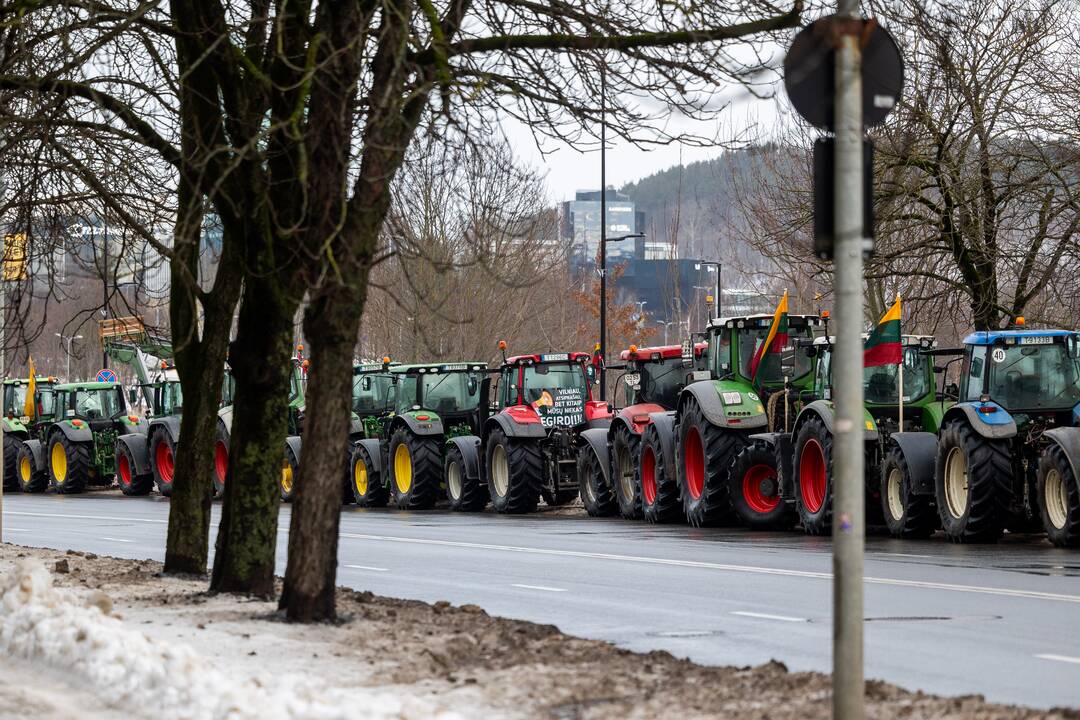 Ūkininkų protestas Vilniuje