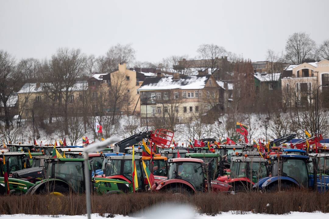 Ūkininkų protestas Vilniuje
