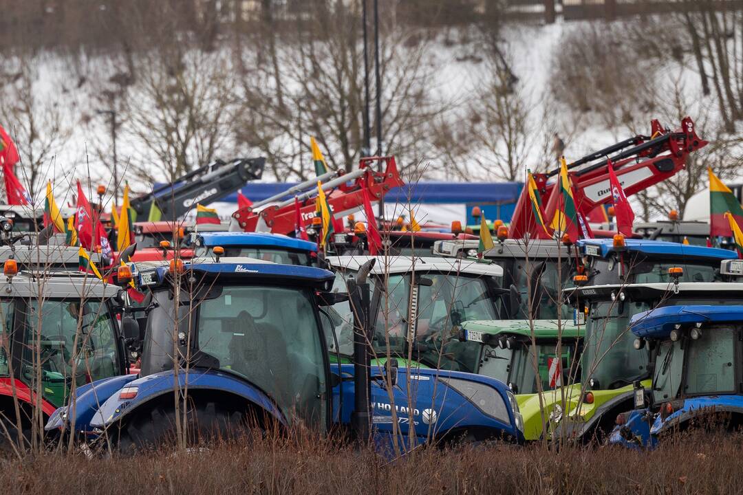 Ūkininkų protestas Vilniuje