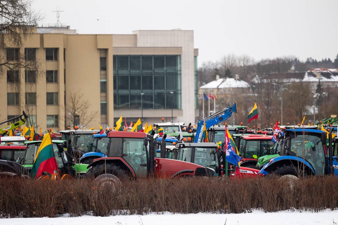 Ūkininkų protestas Vilniuje