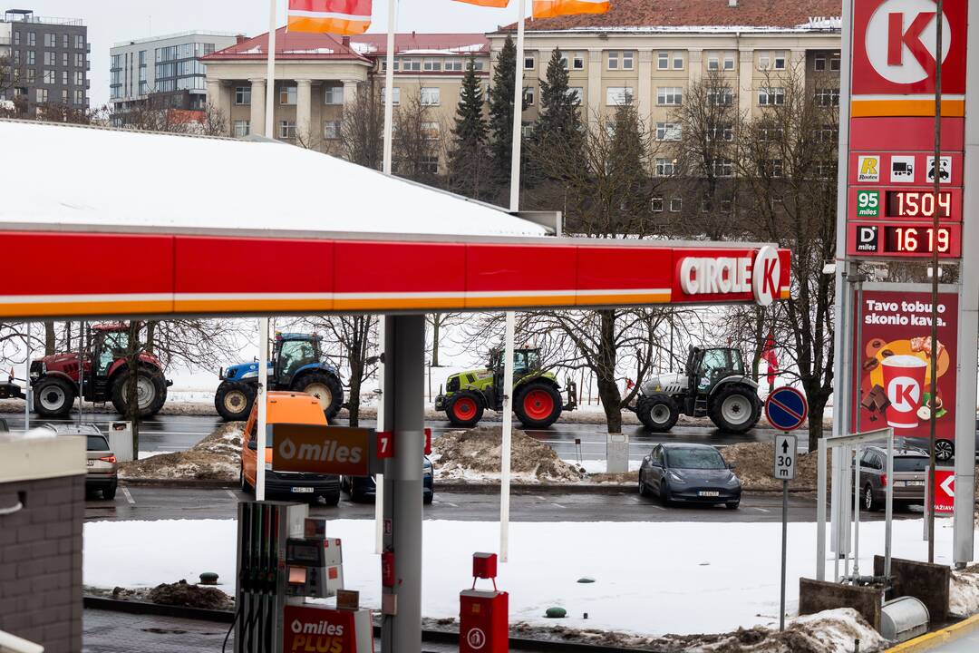 Ūkininkų protestas Vilniuje