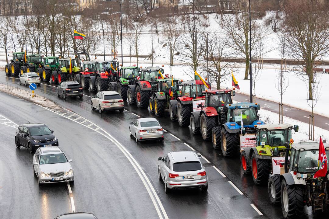 Ūkininkų protestas Vilniuje
