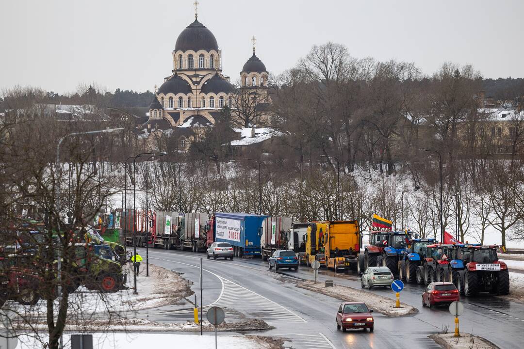 Ūkininkų protestas Vilniuje