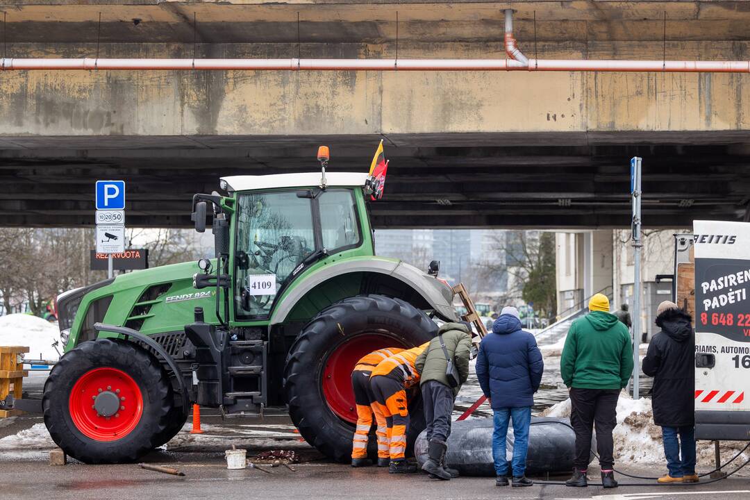 Ūkininkų protestas Vilniuje