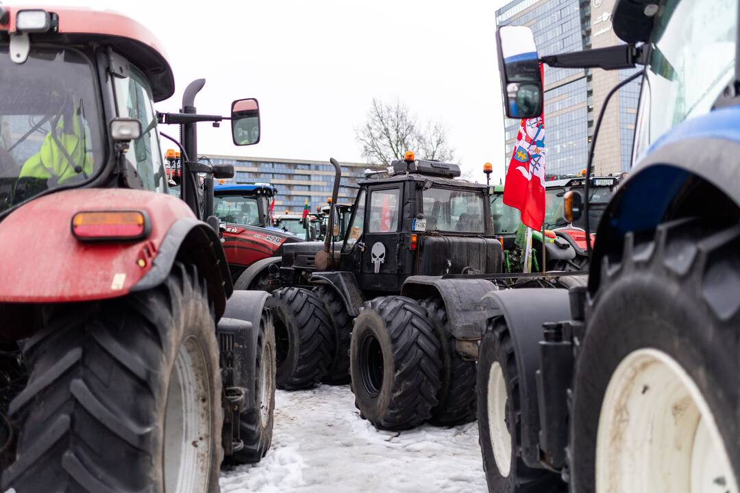 Ūkininkų protestas Vilniuje