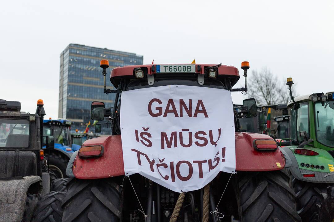 Ūkininkų protestas Vilniuje