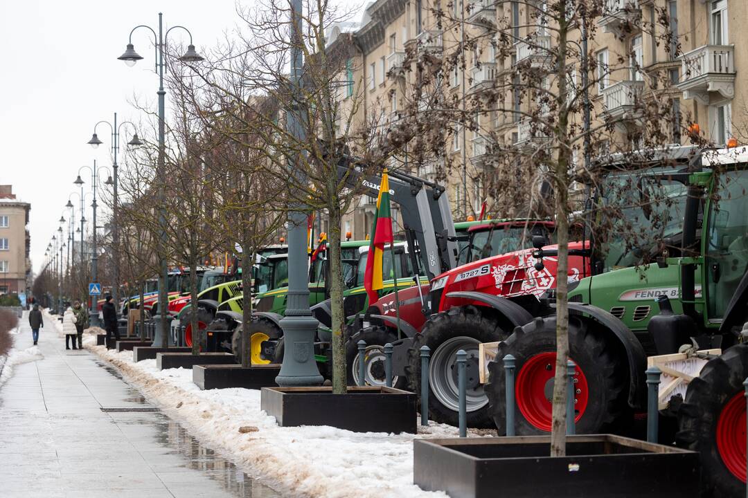 Ūkininkų protestas Vilniuje