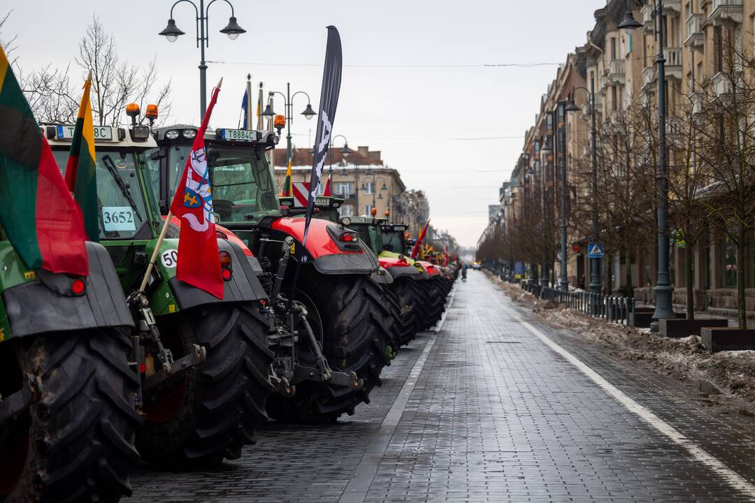 Ūkininkų protestas Vilniuje