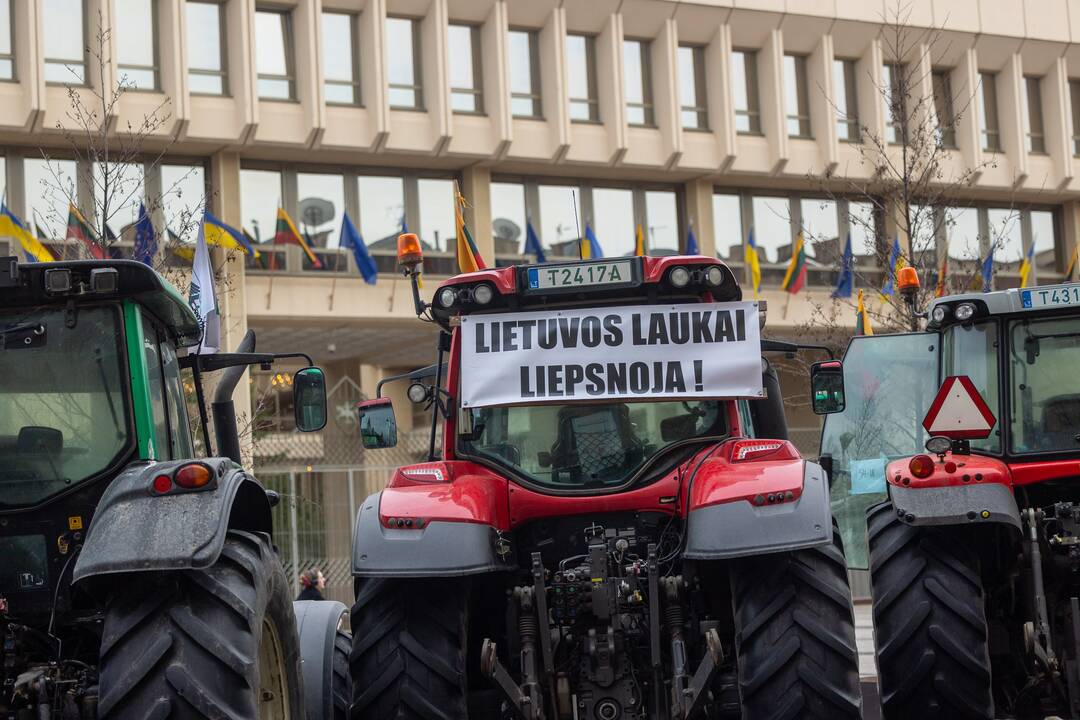Ūkininkų protestas Vilniuje
