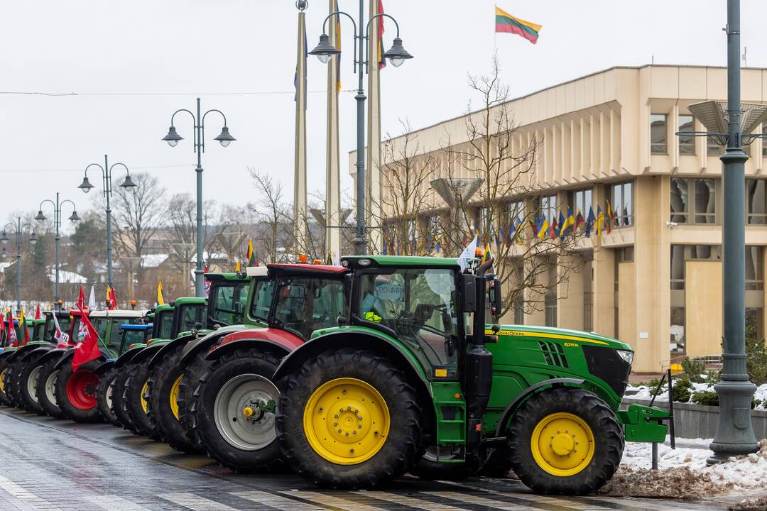 Ūkininkų protestas Vilniuje