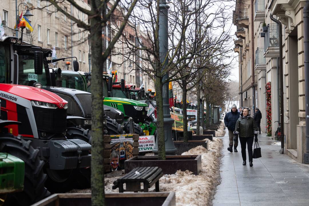 Ūkininkų protestas Vilniuje