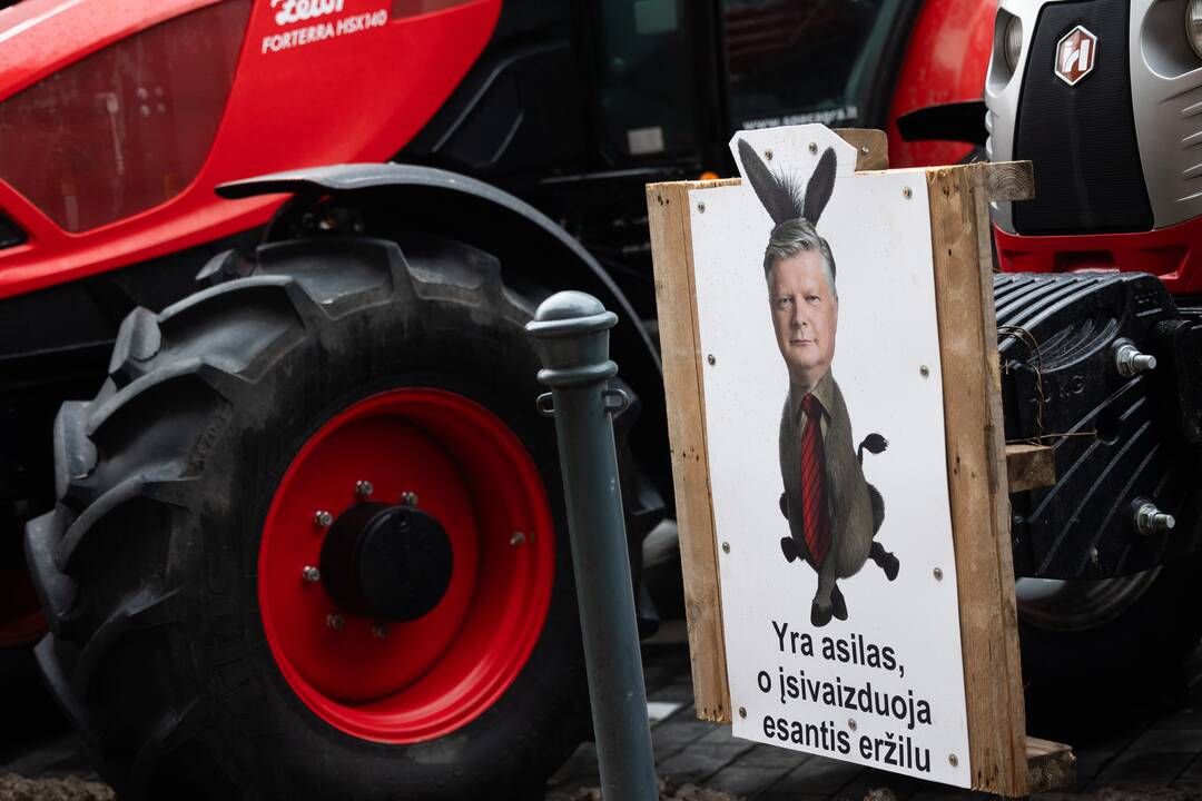 Ūkininkų protestas Vilniuje