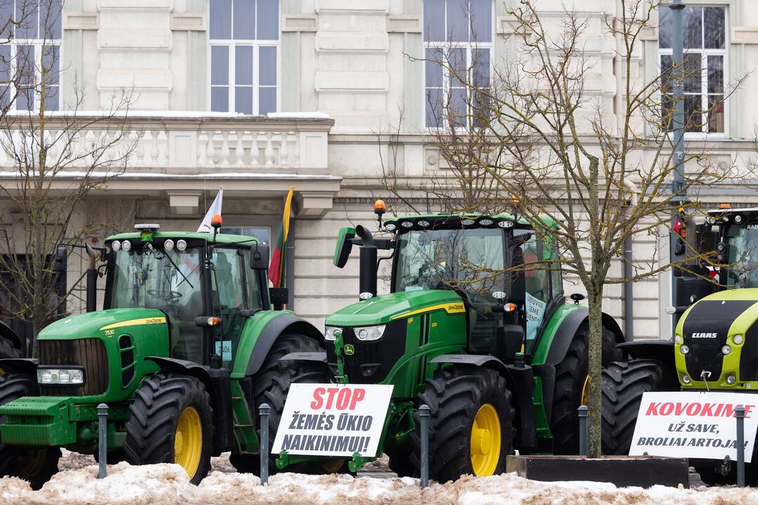 Ūkininkų protestas Vilniuje