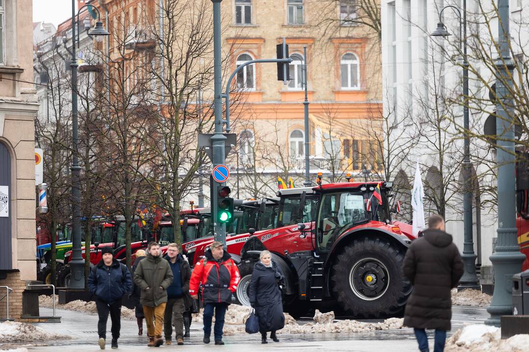 Ūkininkų protestas Vilniuje