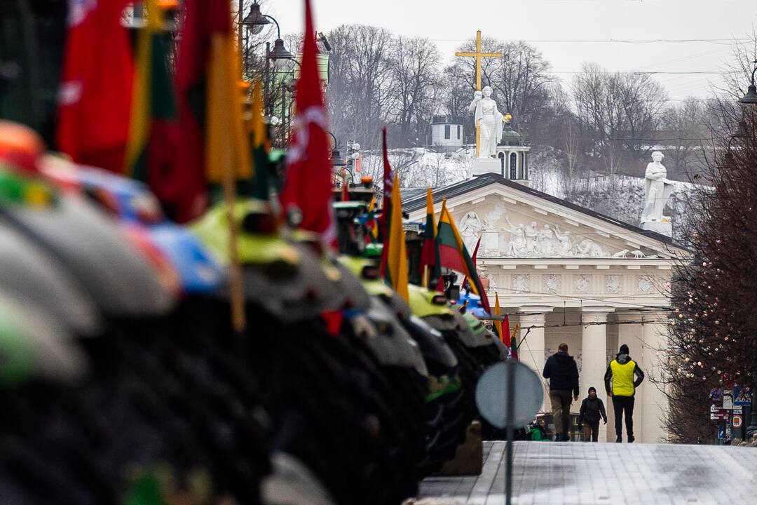 Ūkininkų protestas Vilniuje