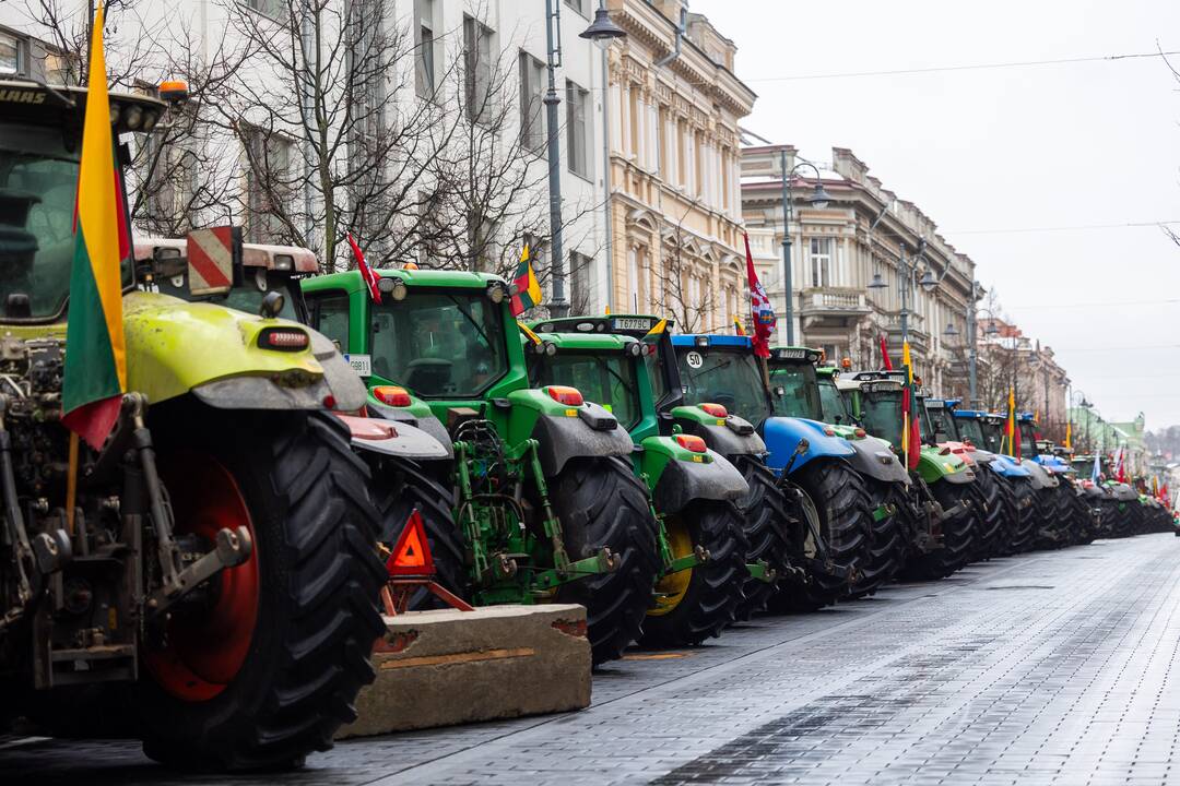 Ūkininkų protestas Vilniuje