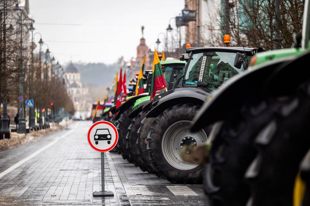 Ūkininkų protestas Vilniuje