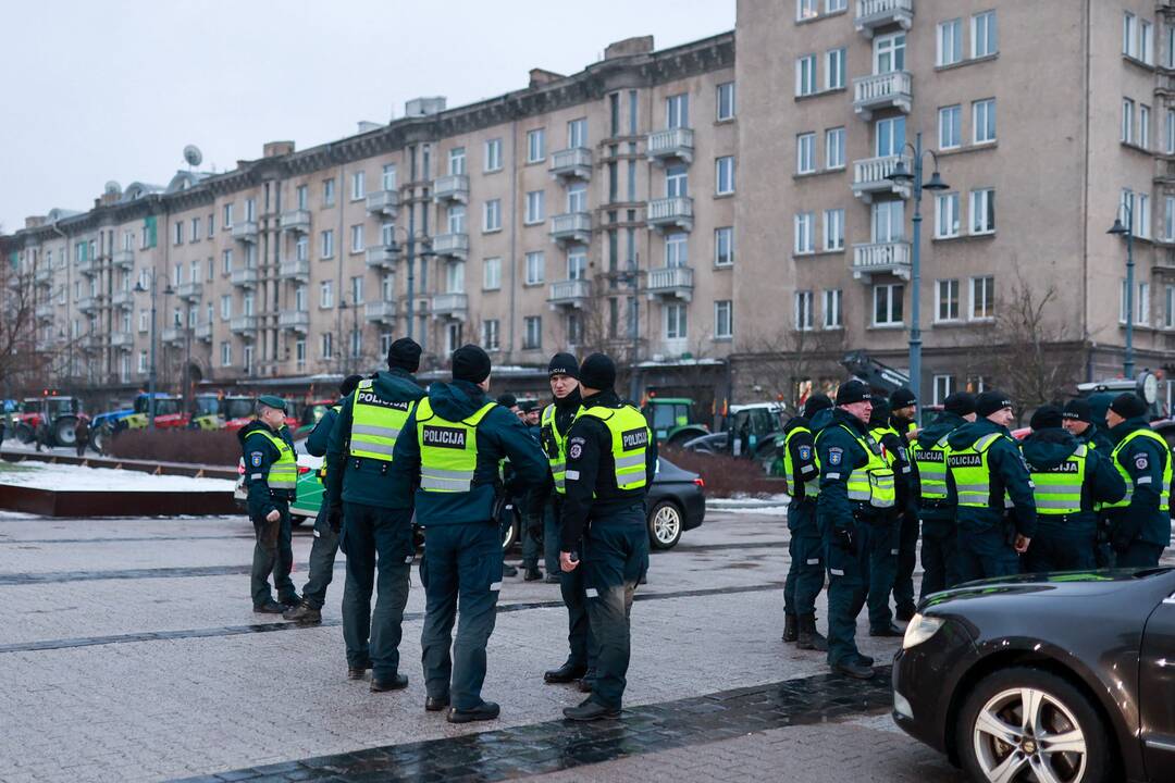 Ūkininkai palieka sostinę