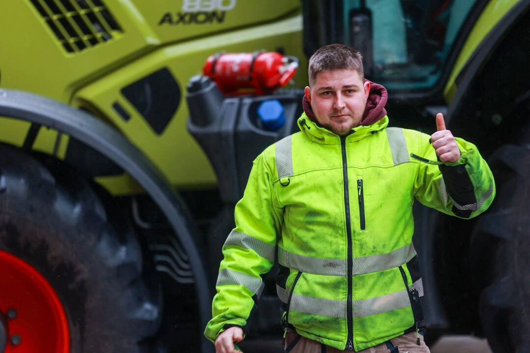 Ūkininkai palieka sostinę