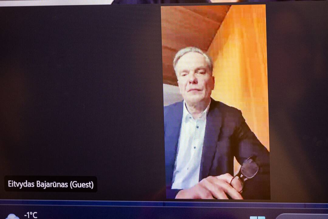 Eitvydas Bajarūnas (kairėje) ir Gitanas Nausėda