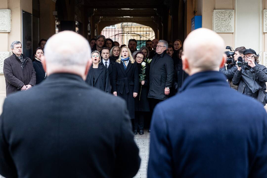 Atsisveikinimas su režisieriumi R. Tuminu