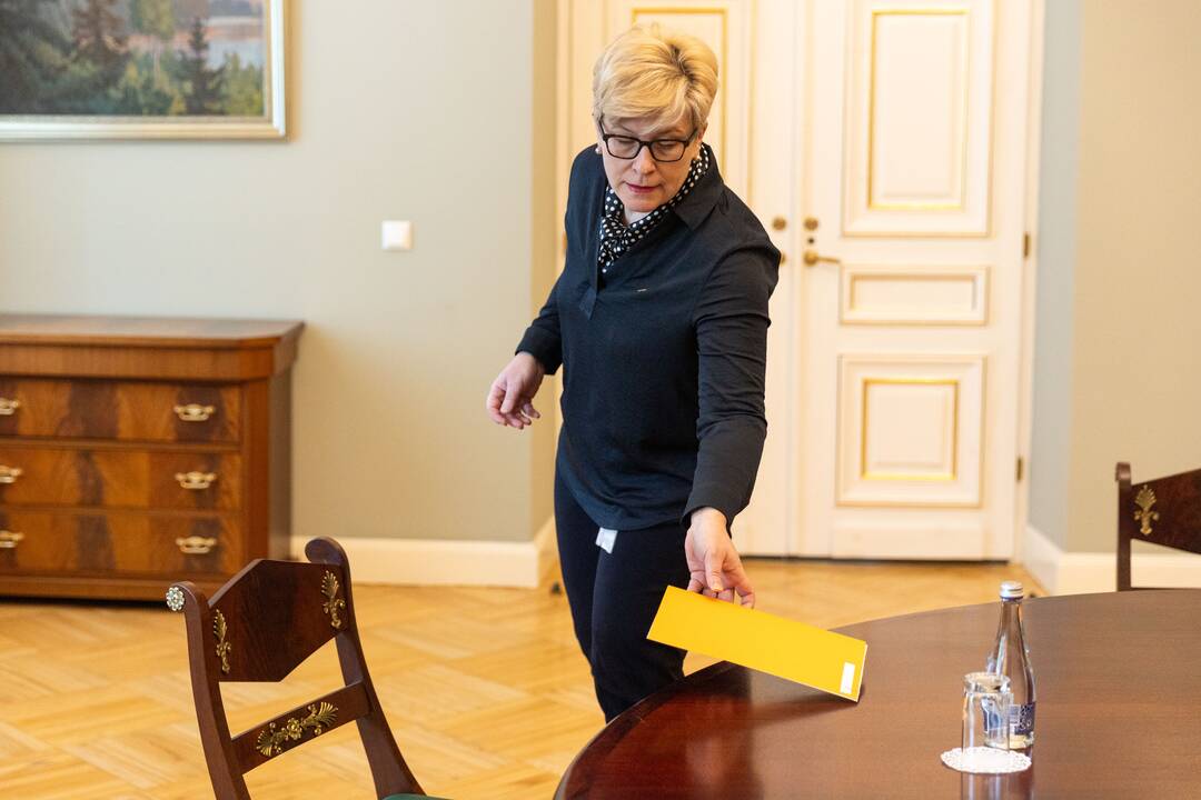 I. Šimonytė susitiko su G. Nausėda