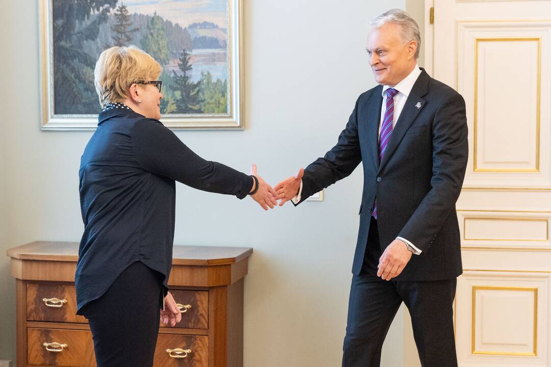 I. Šimonytė susitiko su G. Nausėda