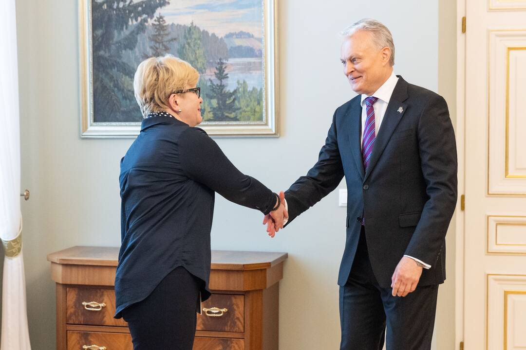 I. Šimonytė susitiko su G. Nausėda
