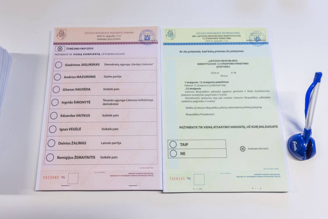 Prasidėjo balsavimas iš anksto renkant prezidentą, pilietybės referendume