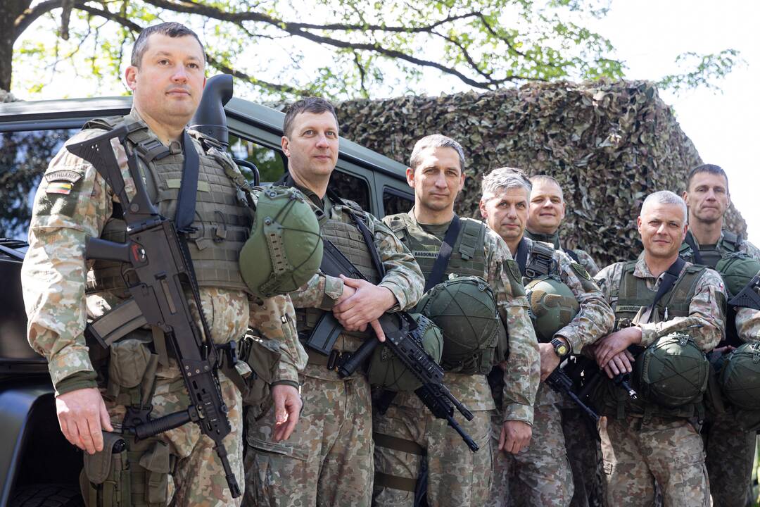 Prezidentui pristatyta pratybų „Perkūno griausmas“ eiga