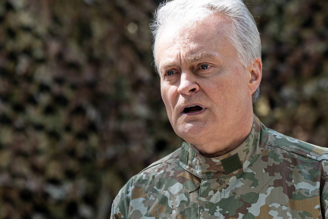 Prezidentui pristatyta pratybų „Perkūno griausmas“ eiga
