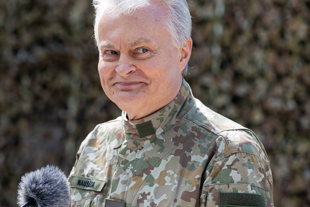 Prezidentui pristatyta pratybų „Perkūno griausmas“ eiga