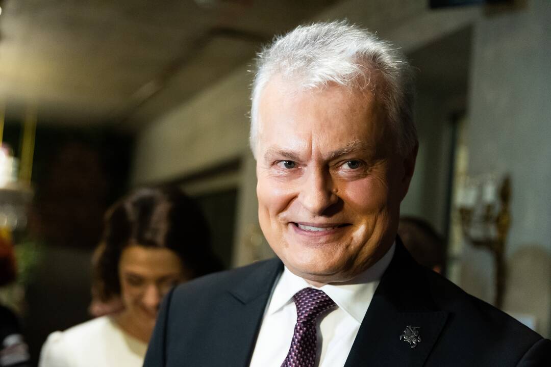 G. Nausėda atvyko į rinkimų štabą