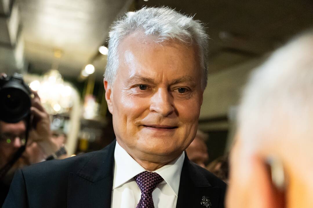 G. Nausėda atvyko į rinkimų štabą