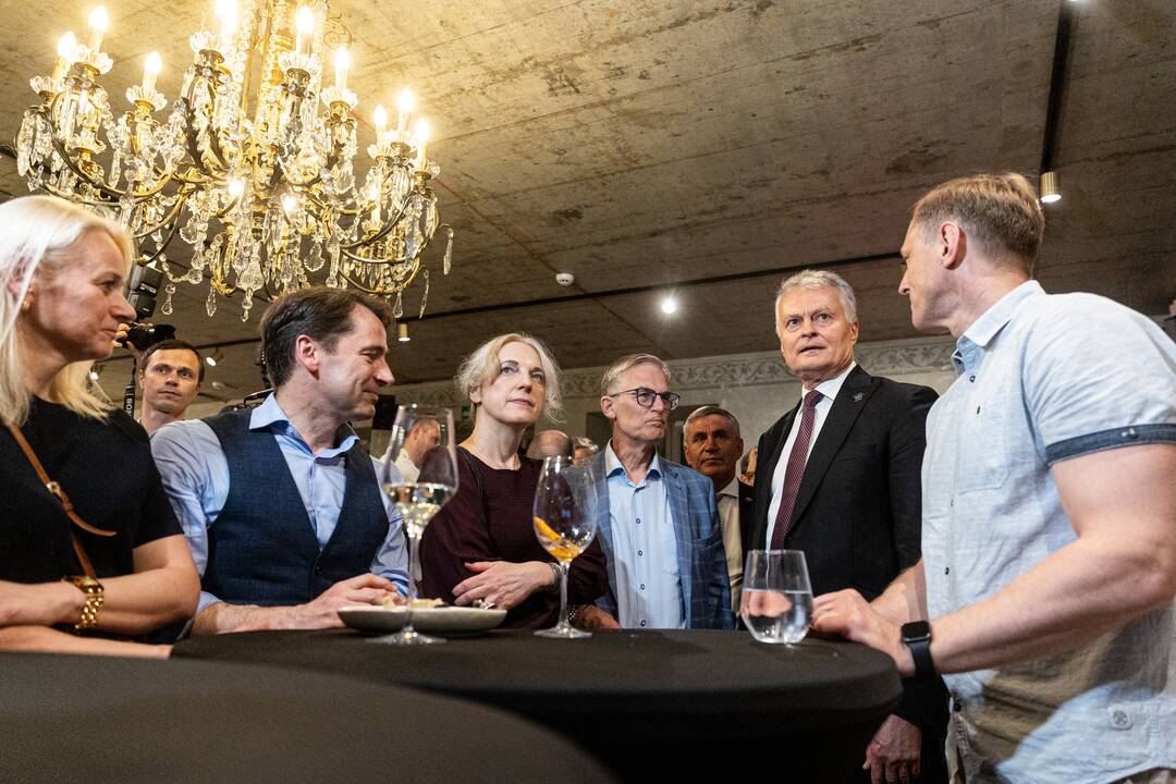 G. Nausėda atvyko į rinkimų štabą
