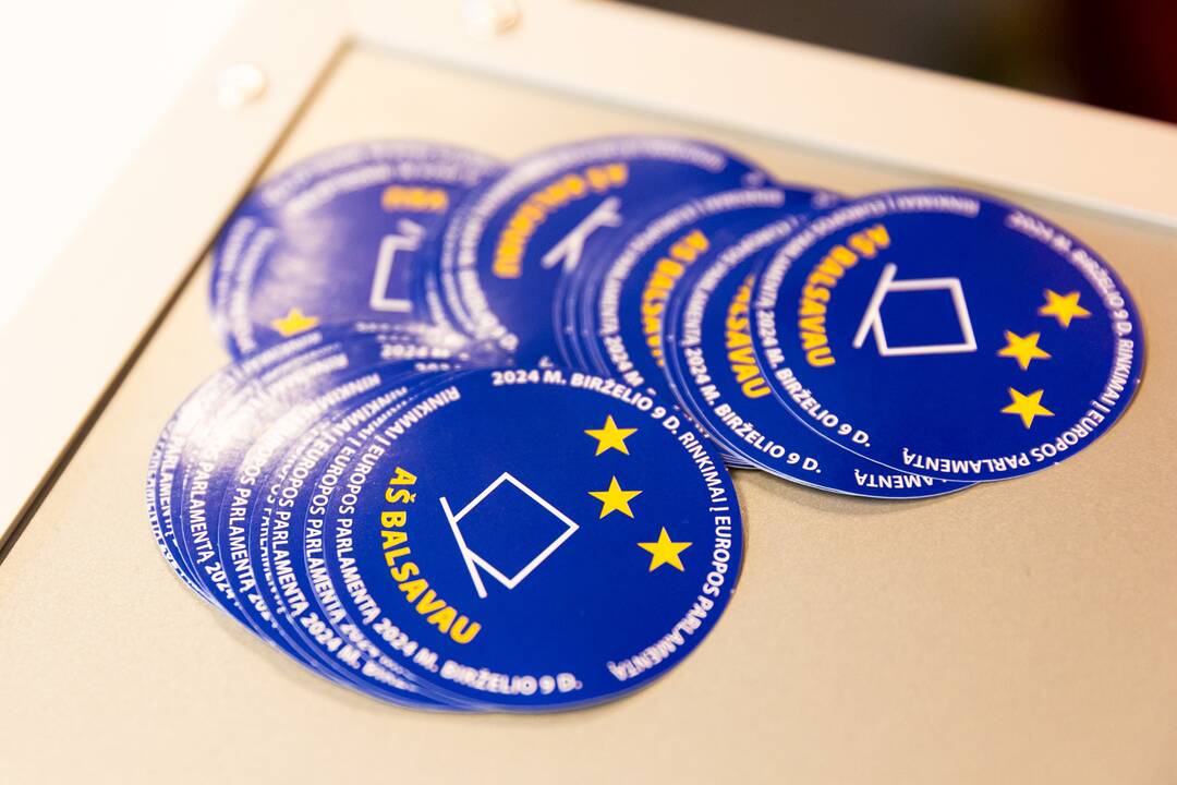 Lietuvoje vyksta balsavimas namuose renkant europarlamentarus
