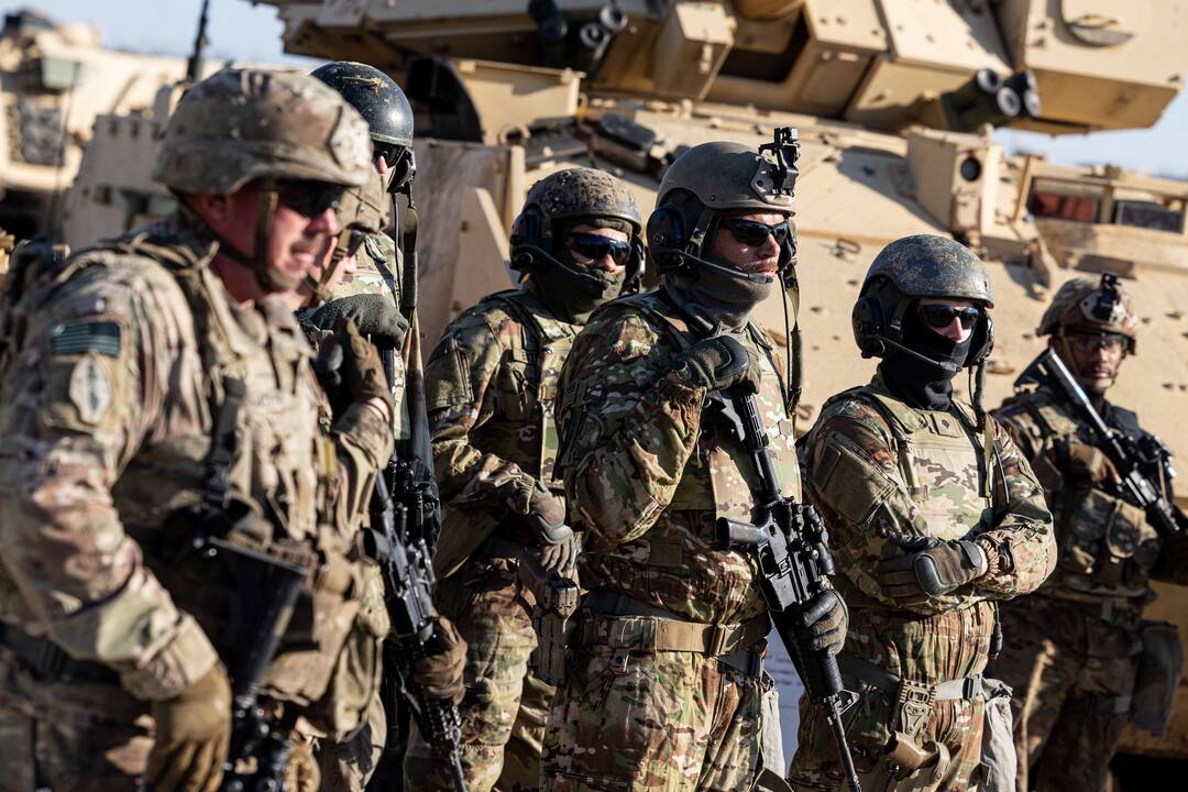 JAV tankų šaudymo pratybos Generolo S. Žukausko poligone