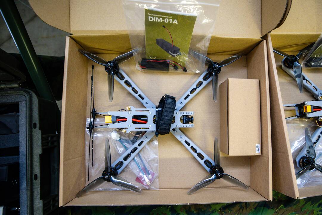 Kariuomenę pasiekė tūkstantis lietuvių gamintų FPV dronų