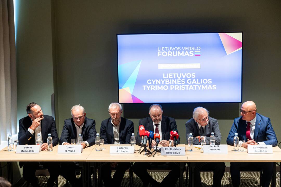 Lietuvos gynybinės galios tyrimo pristatymas