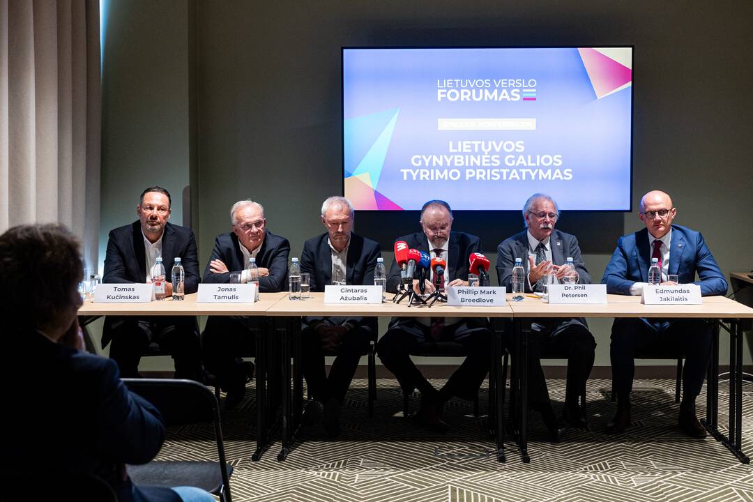 Lietuvos gynybinės galios tyrimo pristatymas