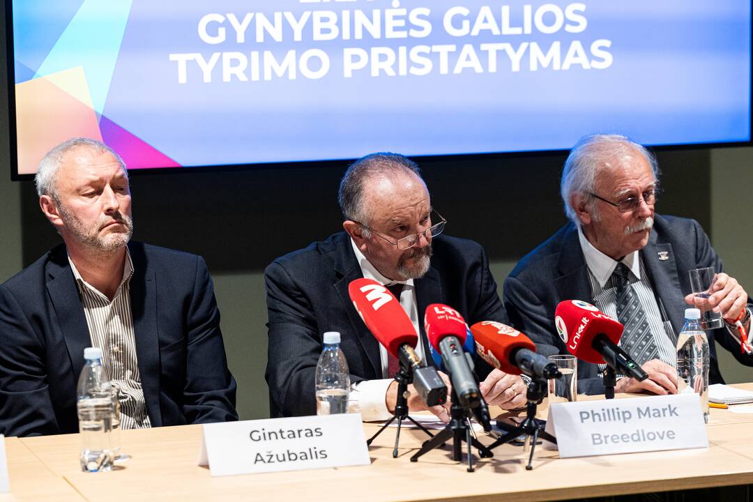 Lietuvos gynybinės galios tyrimo pristatymas