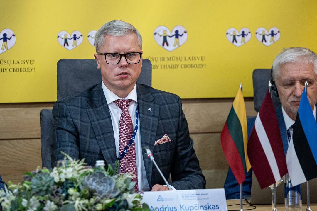 Baltijos Asamblėjos Prezidiumo ir Lietuvos, Latvijos ir Estijos užsienio reikalų ministrų spaudos konferencija