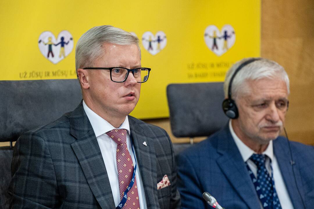 Baltijos Asamblėjos Prezidiumo ir Lietuvos, Latvijos ir Estijos užsienio reikalų ministrų spaudos konferencija