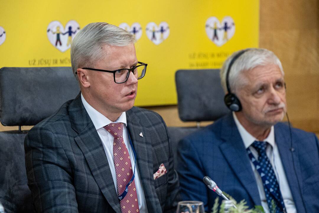 Baltijos Asamblėjos Prezidiumo ir Lietuvos, Latvijos ir Estijos užsienio reikalų ministrų spaudos konferencija