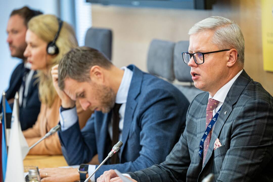 Baltijos Asamblėjos Prezidiumo ir Lietuvos, Latvijos ir Estijos užsienio reikalų ministrų spaudos konferencija