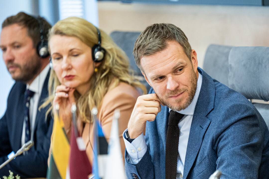Baltijos Asamblėjos Prezidiumo ir Lietuvos, Latvijos ir Estijos užsienio reikalų ministrų spaudos konferencija