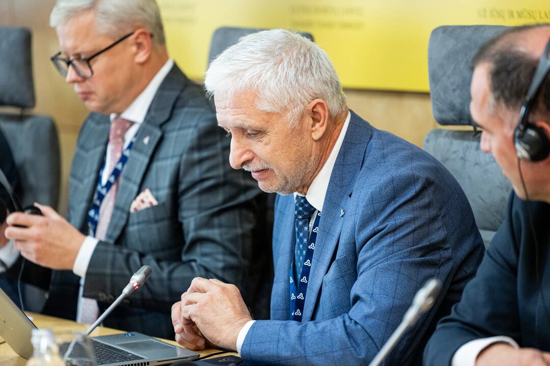 Baltijos Asamblėjos Prezidiumo ir Lietuvos, Latvijos ir Estijos užsienio reikalų ministrų spaudos konferencija